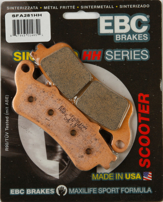 EBC Brakes SFA281HH Sintered Scooter Brake Pad