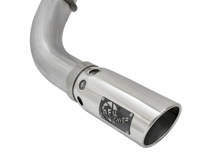 aFe LARGE Bore HD Exhausts 4in DPF-Back SS-409 2016 Compatible with Nissan Titan XD V8-5.0L CC/SB (td) 49-46113-P