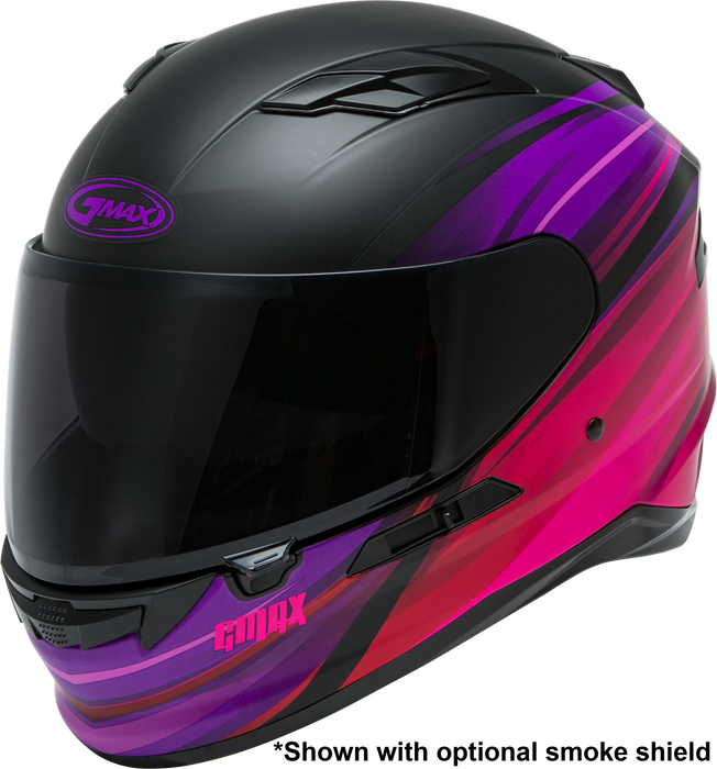 Gmax Ff-98 Full-Face Osmosis Helmet Matte Black/Pur/Red Xl F1983077