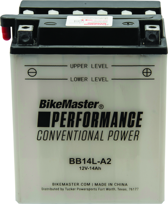 BikeMaster Performance Conventional Battery BB14L-A2