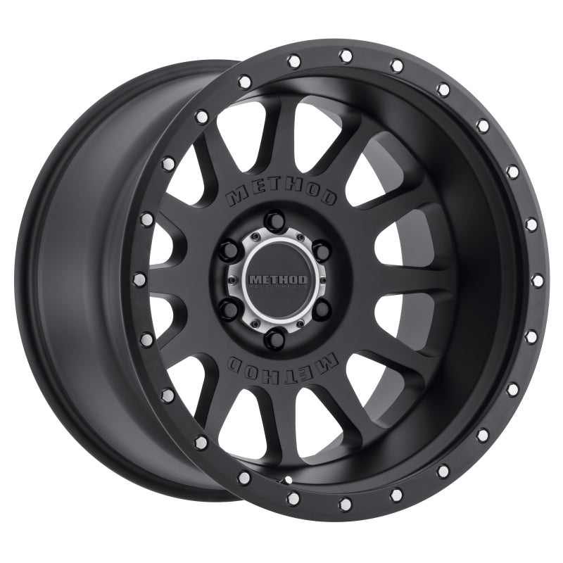 Method MR605 NV 20x9 -12mm Offset 6x135 87mm CB Matte Black Wheel MR60529016512N