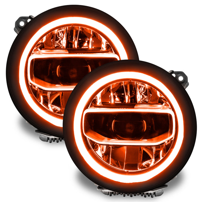Oracle Lighting Jeep Wrangler Jl/Gladiator Jt Colorshift® Rgb+W Headlight Drl Upgrade Kit Mpn: 1346-335