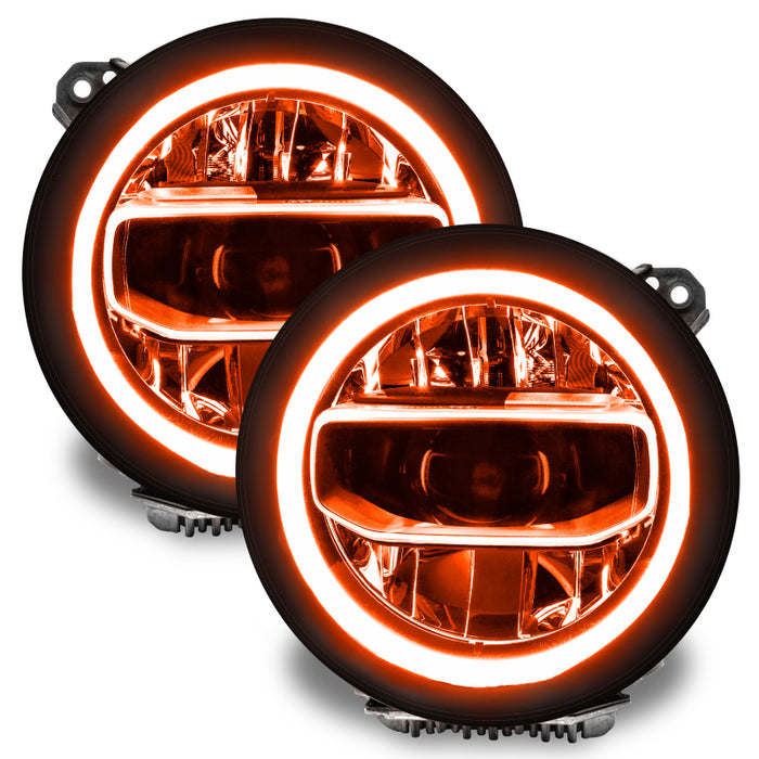 Oracle compatible with Jeep Wrangler JL/Gladiator JT RGB+W Headlight DRL Kit ColorSHIFT w/o Cntrl SEE WARRANTY 1346-334