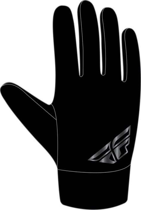 Fly Racing Glove Liners Black Md 363-3960M