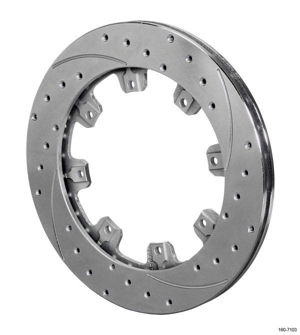 Wilwood Rotor-UL32 Iron RH-SRP Drilled 12.19 x .810 8 on 7.00in 160-7103