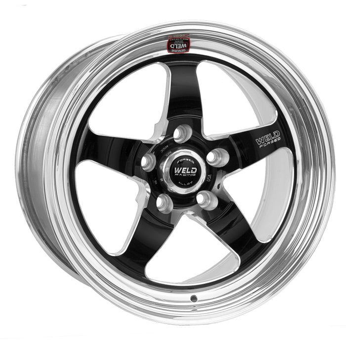 Weld S71 18x10.5 / 5x4.5 BP / 7.7in. BS Black Wheel (Medium Pad) Non-Beadlock 71MB8105A77A