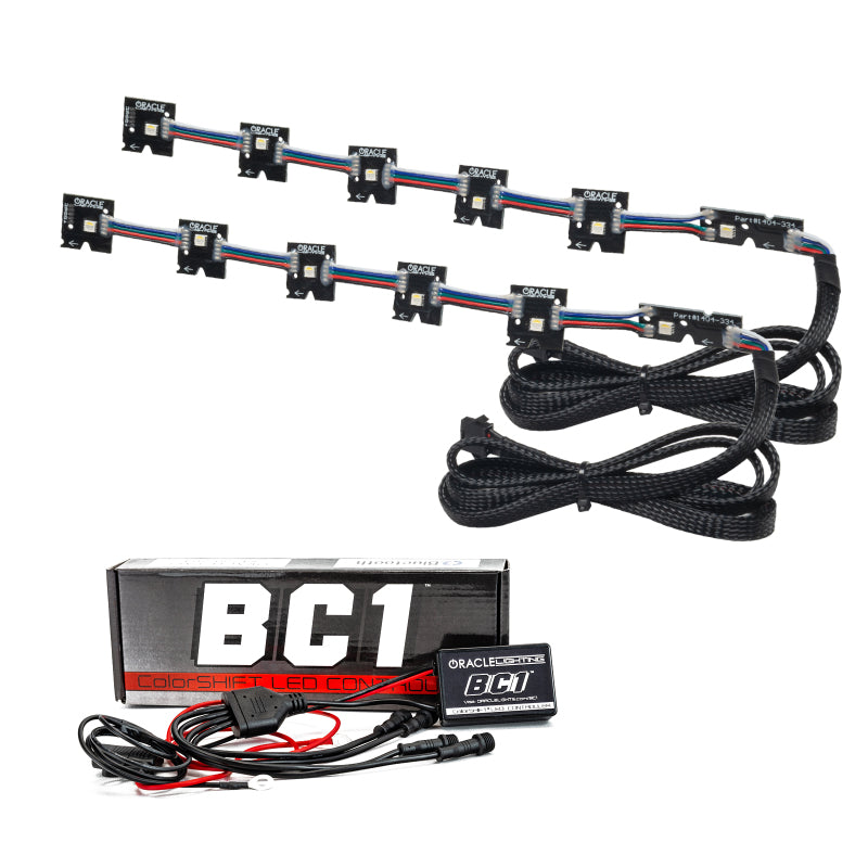Oracle 14-21 Fits Infiniti Q50 RGB+W Headlight Halo Upgrade Kit Colorshift W/ BC1 Cntrl See Warranty 1404-335