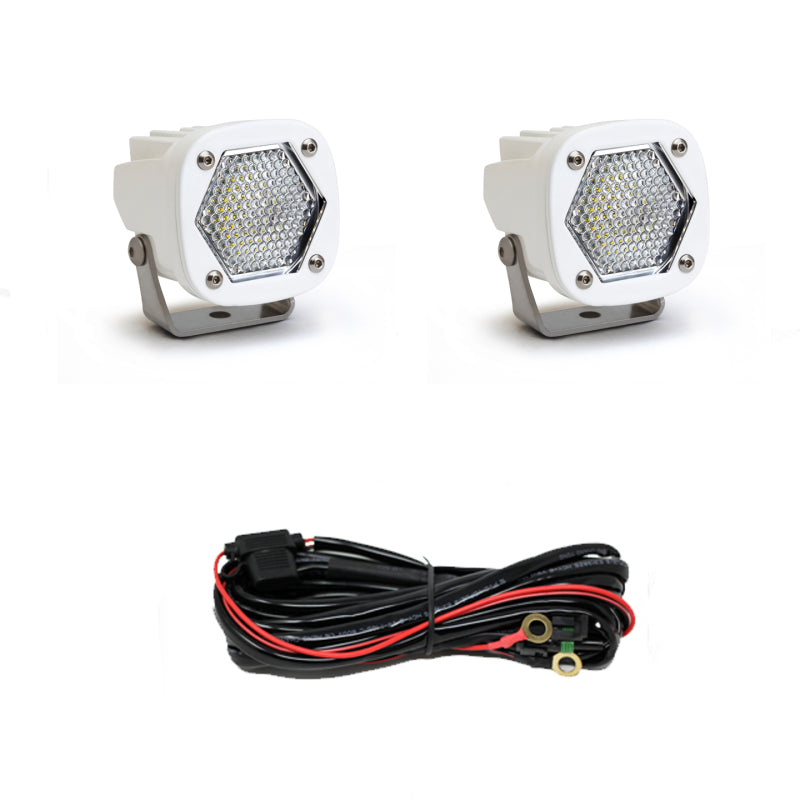 Baja Designs LED Light Pods S1 Work/Scene White Pair 387806WT