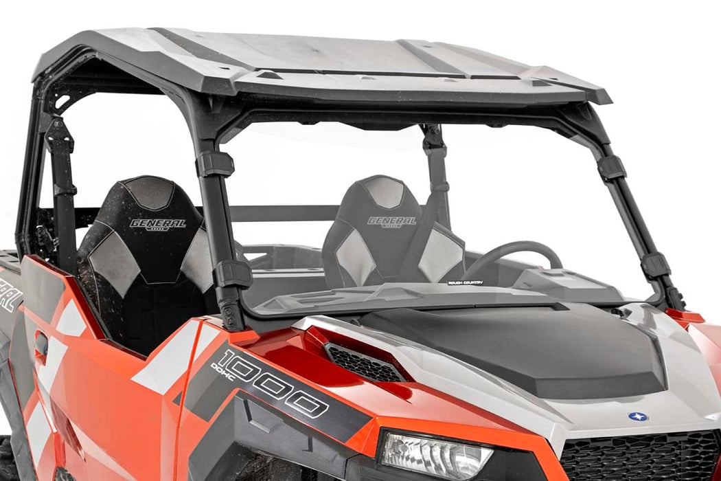 Rough Country Full Windshield Scratch Resistant Polaris General/General Xp 98162010
