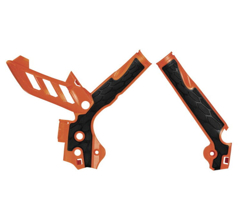 Acerbis X-Grip Frame Guard Orange/Black 2374251008