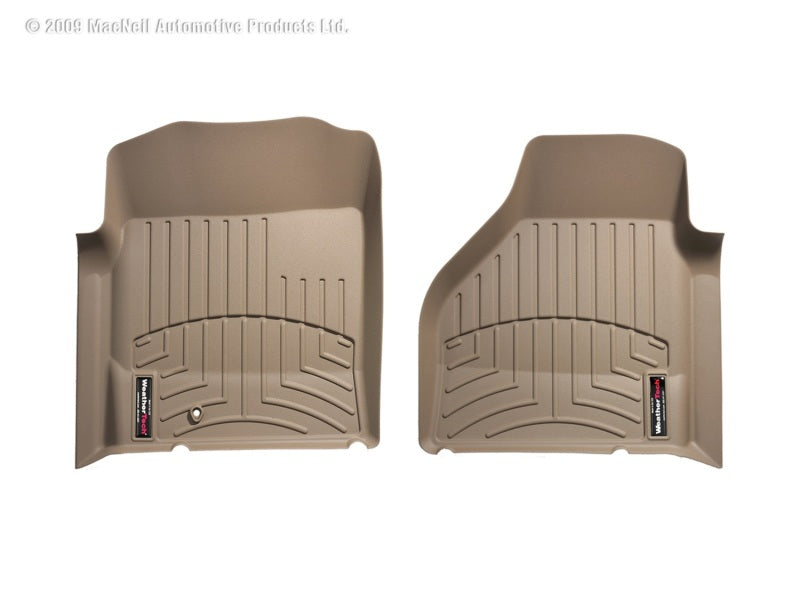 WeatherTech 02-06 Compatible with Dodge Ram 1500 Pickup QuadCab Front FloorLiner Tan 450041