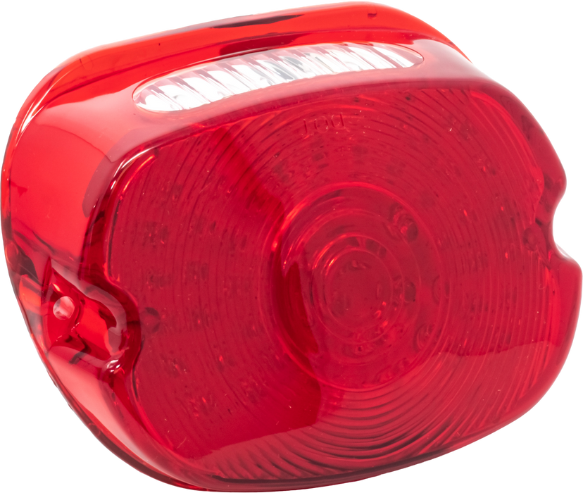 Letric Lighting Co. LLC-SLTL-R Slantback LED Taillight - Low-Profile LED Without Top Tag Window - Red