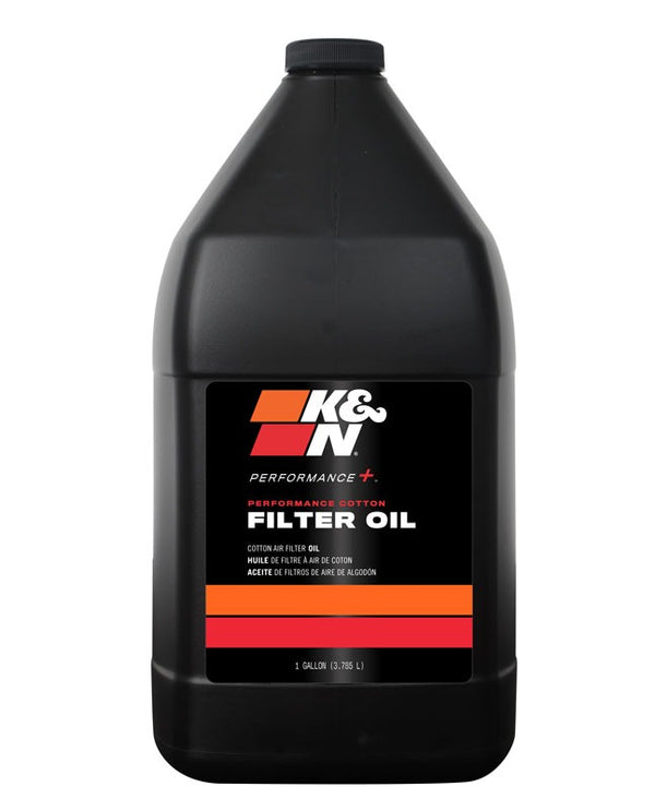 K&N Air Filter Oil: 1 Gallon; Restore Engine Air Filter Performance and Efficiency, 99-0551(Color of Package May Vary)