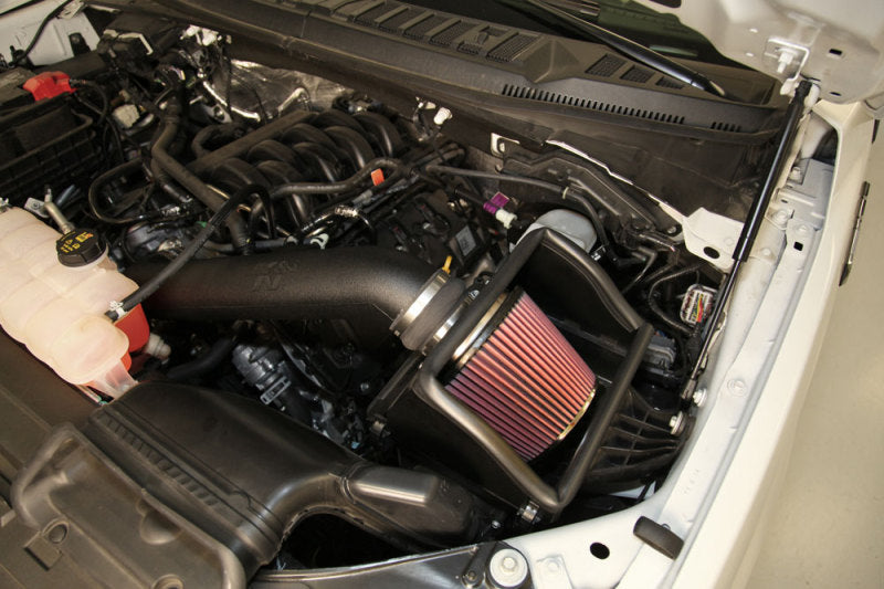 K&N 63-2591 Aircharger Intake Kit for FORD F150 V8-5.0L F/I,2015-2018