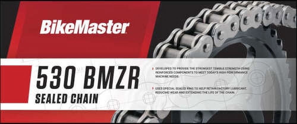 BikeMaster  530 x 120 BMZR Z-Ring Chain Chrome/Chrome 530BMZR-120/CC