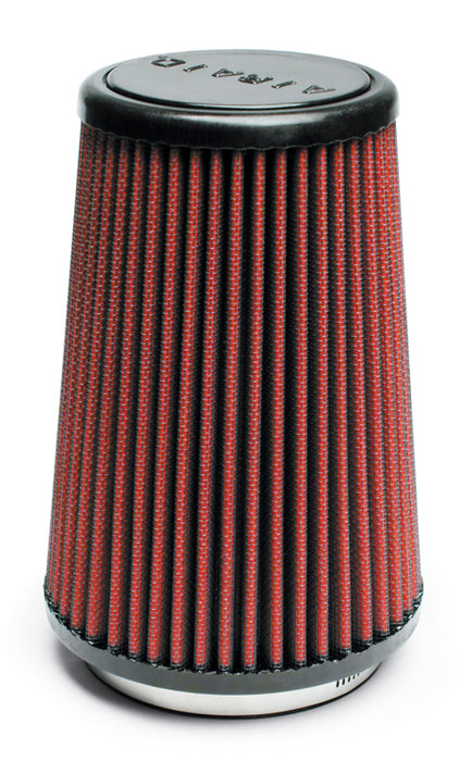 Airaid Universal Clamp-On Air Filter: Round Tapered; 3.5 In (89 Mm) Flange Id; 7