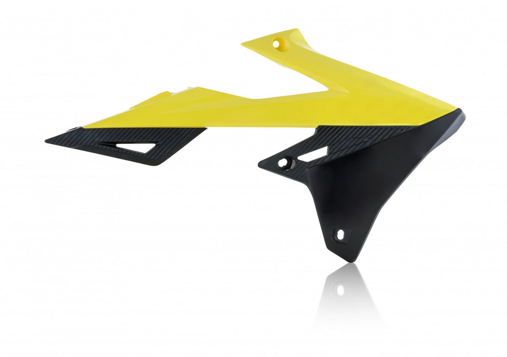 Acerbis Radiator Shrouds Yellow/Black 2686491017