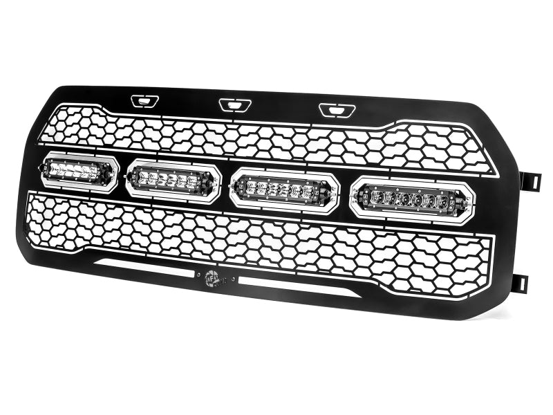 aFe 17-20 Ford Raptor w/o FFC Scorpion Grill w/ LEDs 79-21001L