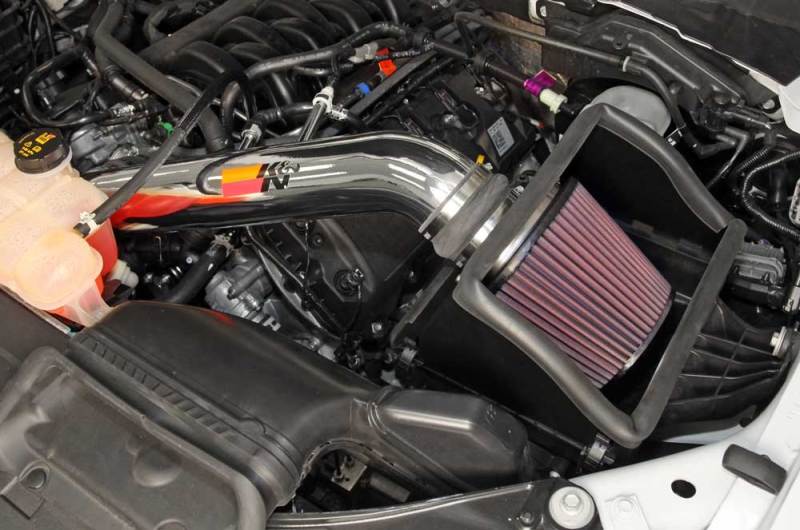 K&N 77-2591KP Performance Intake Kit for FORD F150 V8-5.0L F/I, 2015-2018