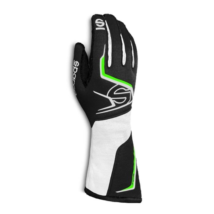 Sparco Gloves Tide K 08 BLK/WHT/GRN 0028608NRNR