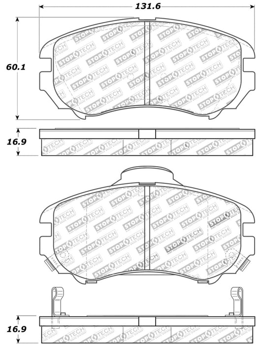 StopTech Street Touring Brake Pads 308.0924