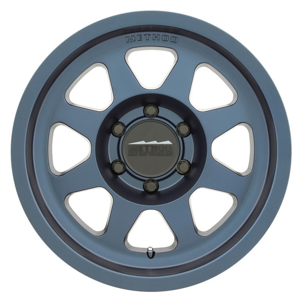 Method MR701 17x8.5 0mm Offset 6x135 87mm CB Bahia Blue Wheel MR70178516600