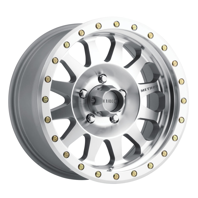 Method MR304 Double Standard 17x8.5 0mm Offset 5x5.5 108mm CB Machined/Clear Coat Wheel MR30478555300