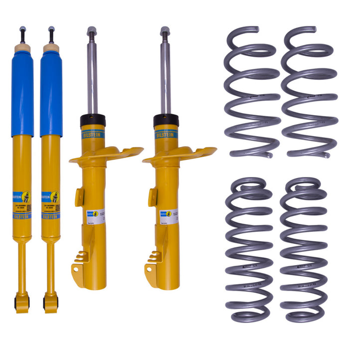 Bilstein B12 Pro-Lift Kit 14-19 compatible with Jeep Cherokee Front and Rear Suspension Kit 46-280206