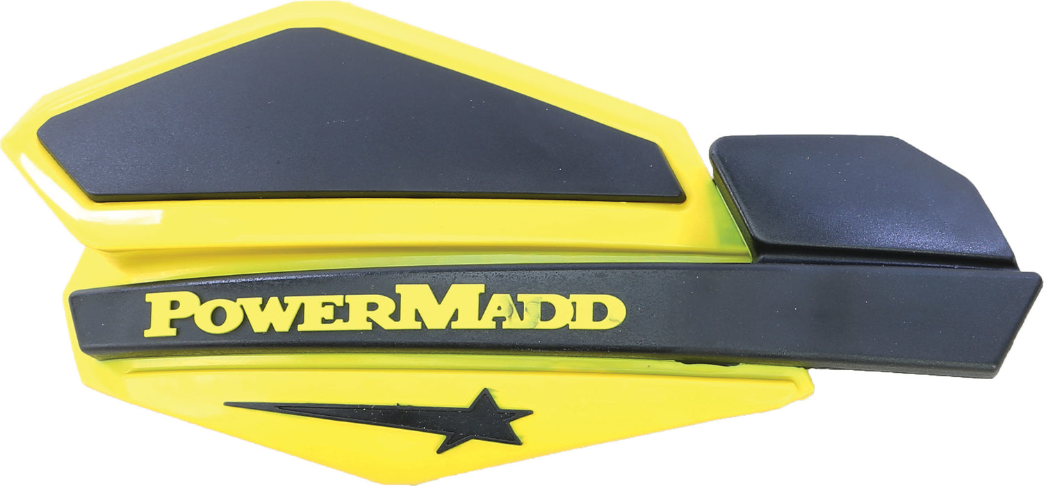 PowerMadd 34206 Star Series Handguard - RM Yellow/Black