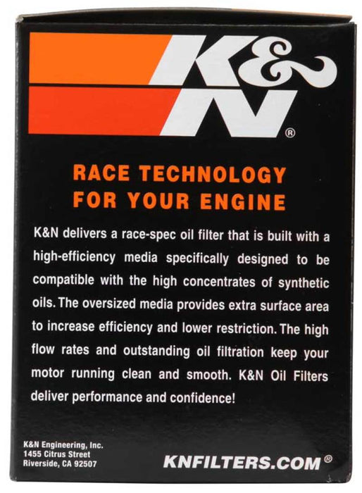 K&N Oil Filter: High Performance, Premium, Synthetic-blend Filtration Media, Fits Select Harley Davidson Motorcycles, KN-174B