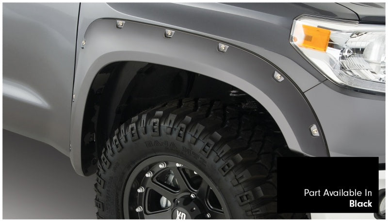 Bushwacker 16-17 Toyota Tundra Fleetside Pocket Style Flares 4pc 66.7/78.7/97.6in Bed Black 30918-33