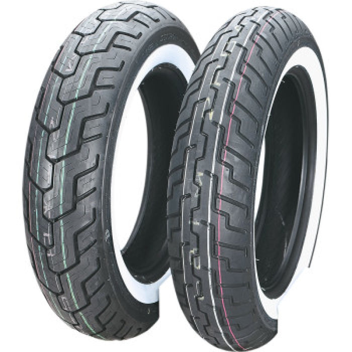 Dunlop  D404 150/90-15 Wide Whitewall Rear Tire 32NM-50
