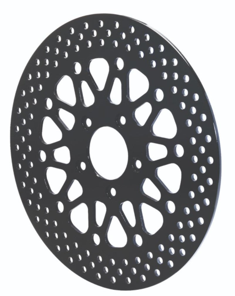 Wilwood Rotor-Rear-H-D Motorcycle 84-99 Black Finish 11.50 x .196 5 on 3.25in 160-10663-BK
