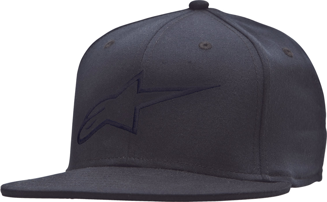 Alpinestars Ageless Flat Bill Hat Black/Black Lg/Xl 1035-81015-1010-L/XL