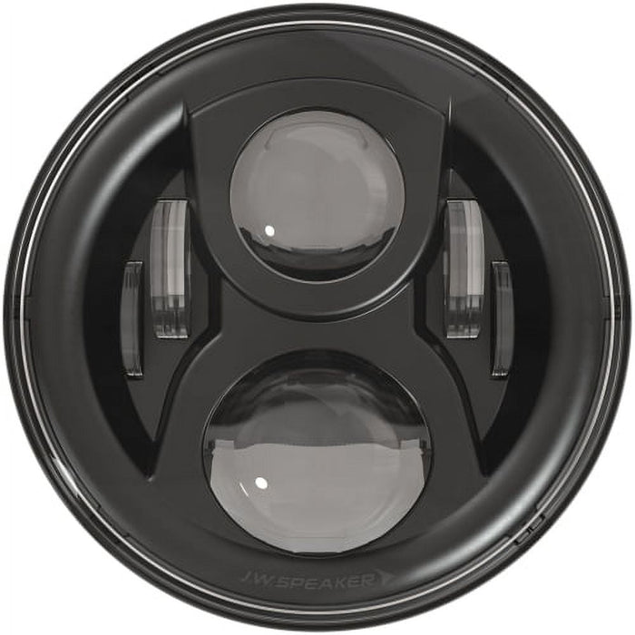 JW Speaker 7" EVO 2 Dual Burn Black Headlight w/Mounting Ring (0554981)