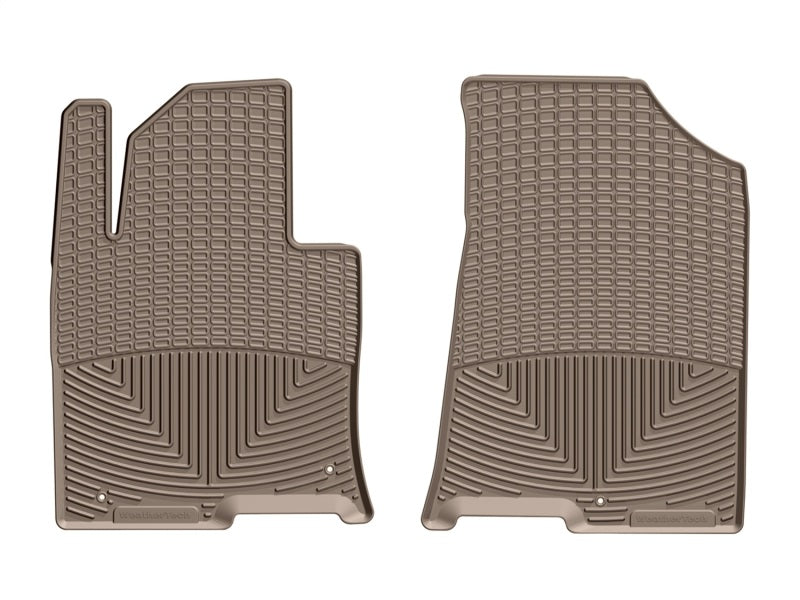 WeatherTech 2016+ Hyundai Sonata Front Rubber Mats Tan (Fits Hybrid-Does Not Fit Plug-In Hybrid) W385TN