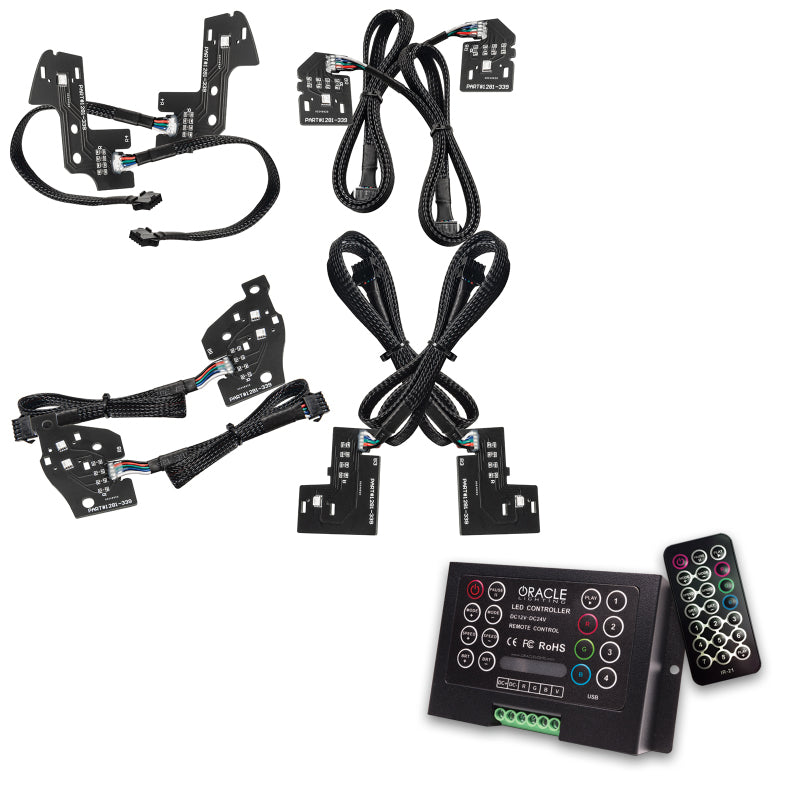 Oracle 19-21 Compatible with Dodge RAM 1500 RGB+W Headlight DRL Kit- Reflector LED Headlights 2 SEE WARRANTY 1281-333