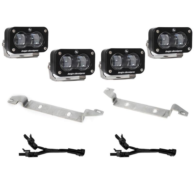 Baja Design 2024+ Fits Toyota S2 SAE OEM Fog Light Replacement Kit Clear 448239