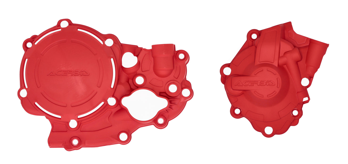 Acerbis X-Power Engine Cover Kit (RED) For 18-21 HONDA CRF250R