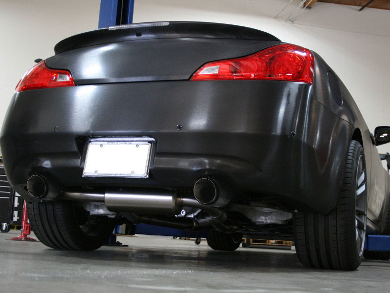 aFe Takeda 2-1/2in 304SS Cat-Back Exhaust Compatible with Infiniti G37 08-13/Q60 14-15 V6-3.7 w/ Carbon Fiber Tips 49-36103-C