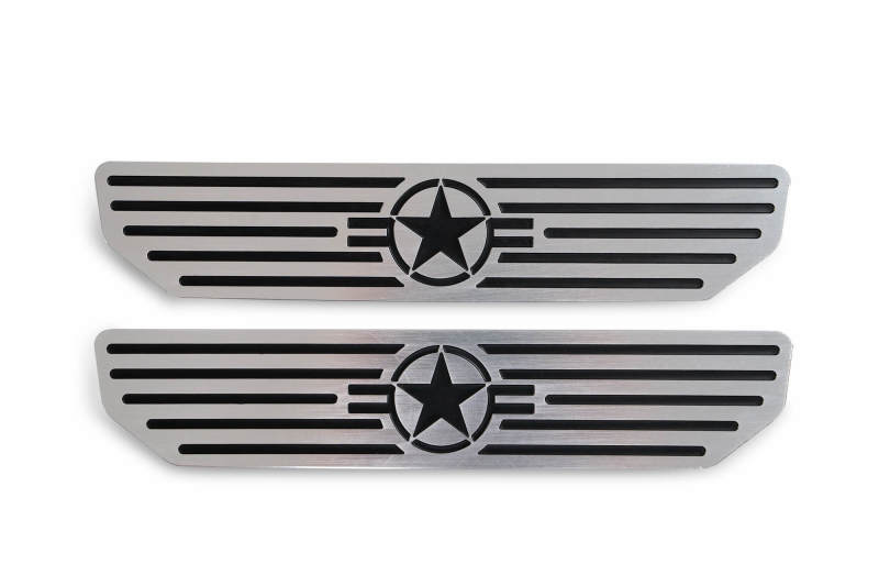 DV8 Offroad 2018-2019 compatible with Jeep Gladiator JL Rear Sill Plates D-JL-180014-STR4