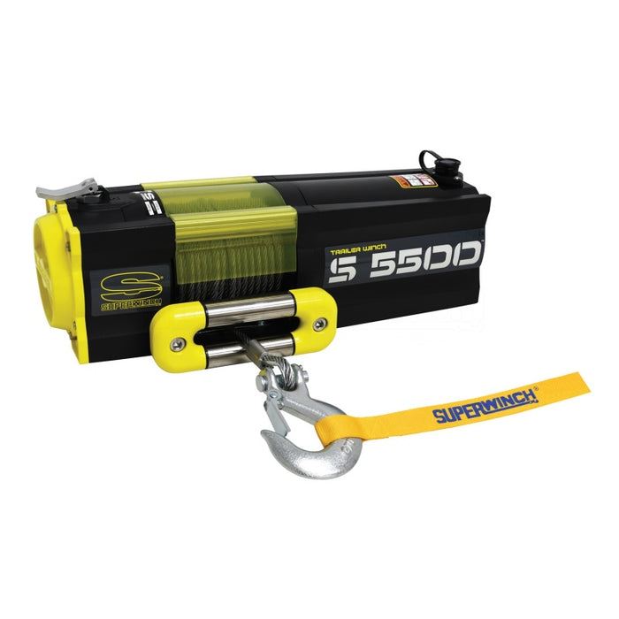 Superwinch 1455200 5500 LBS 12V DC 7/32in x 60ft Steel Rope S5500 Winch
