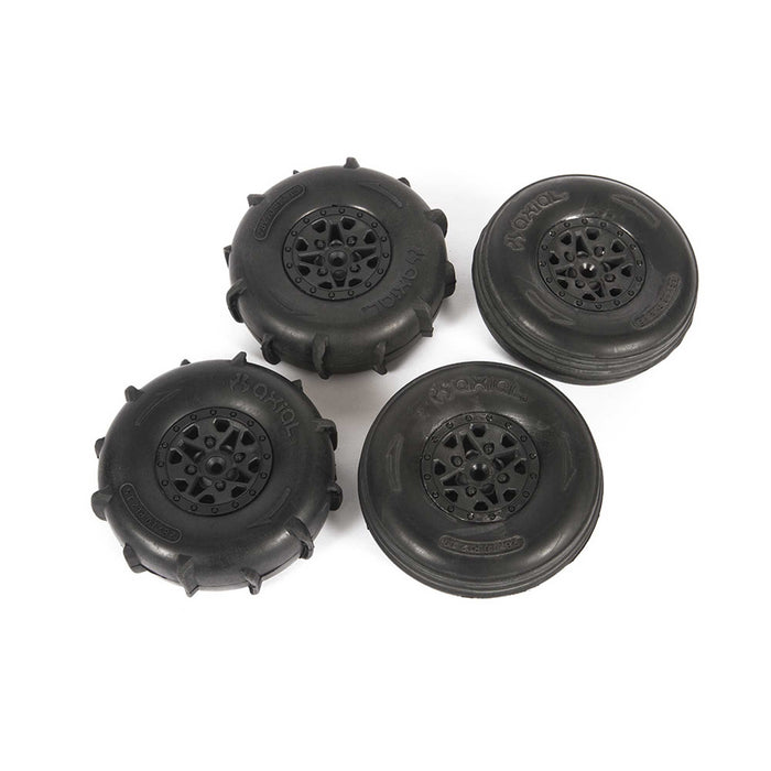 Axial ST28 Razor FR / Paddle RR Tire Set  Yeti Jr. AXI41000 Elec Car/Truck Replacement Parts