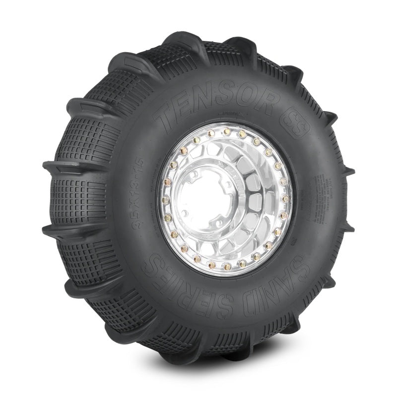 Tensor Tire Sand Series Hard Compound Rear Tire 33x13 (Wheel Diam. 15) 14 Paddles 1in TS331315SSR