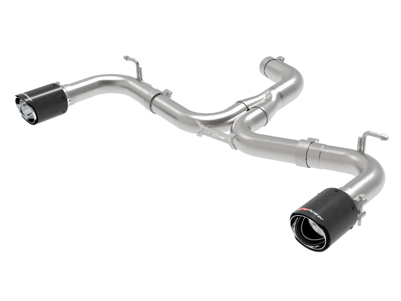 aFe 18-20 VW GTI (MK7.5) 2.0L MACH Force-Xp 3in to 2.5in 304 SS Axle-Back Exhaust System- Carb. Tips 49-36421-C