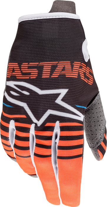 Alpinestars 3541820-1444-XS Youth Radar Gloves Anthracite/Orange Xs