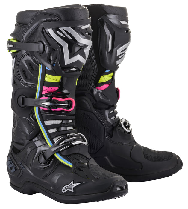 Alpinestars Tech 10 Supervented MX Boots (Black Hue, 13)