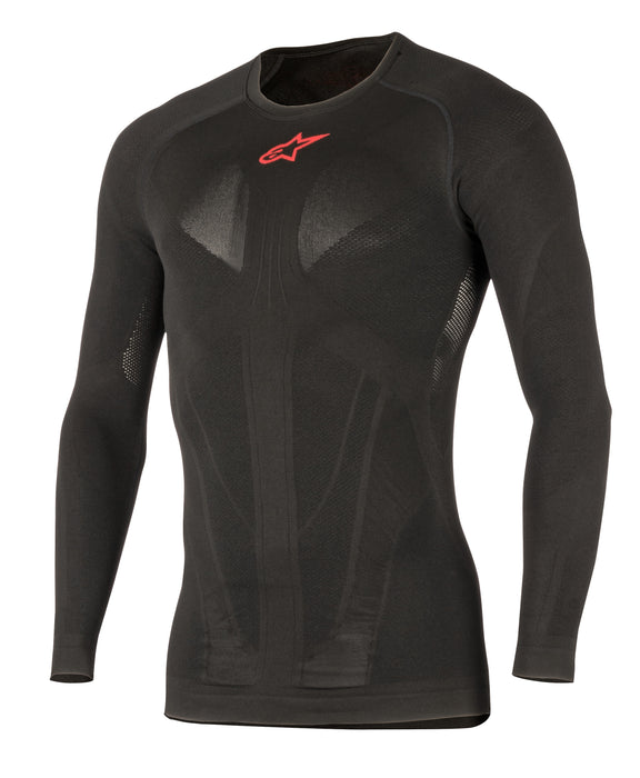 Alpinestars Tech Top ls Summer, Black Red, Medium/Large