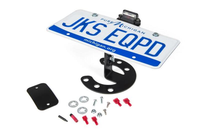 JKS JKS8211 Spare Tire License Plate Mount | Wrangler YJ, TJ, LJ and JK