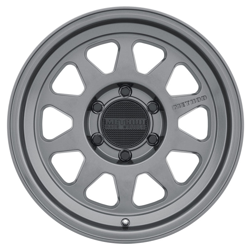 Method MR316 17x8.5 0mm Offset 6x5.5 106.25mm CB Gloss Titanium Wheel MR31678560800